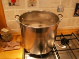 Boiling extra wort